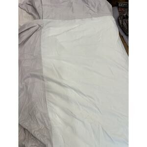 Hotel Collection Queen Size Bedskirt Lavender White 15” Drop cotton
